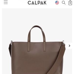 Calpak Haven 16" Laptop Tote Bag in Espresso
